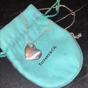 Tiffany & Co. Heart Cutout Pendant Necklace